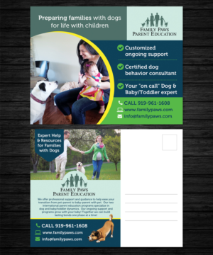 Design de Carte Postale par CreativeTrick pour Family Paws | Design : #7505408