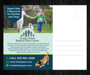 Design de Carte Postale par CreativeTrick pour Family Paws | Design : #7505472