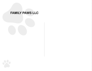 Postkarten-Design von Deveta für Family Paws | Design #7505229