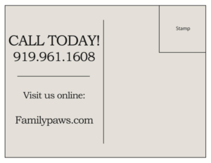 Postkarten-Design von morganjlyn für Family Paws | Design #7504930