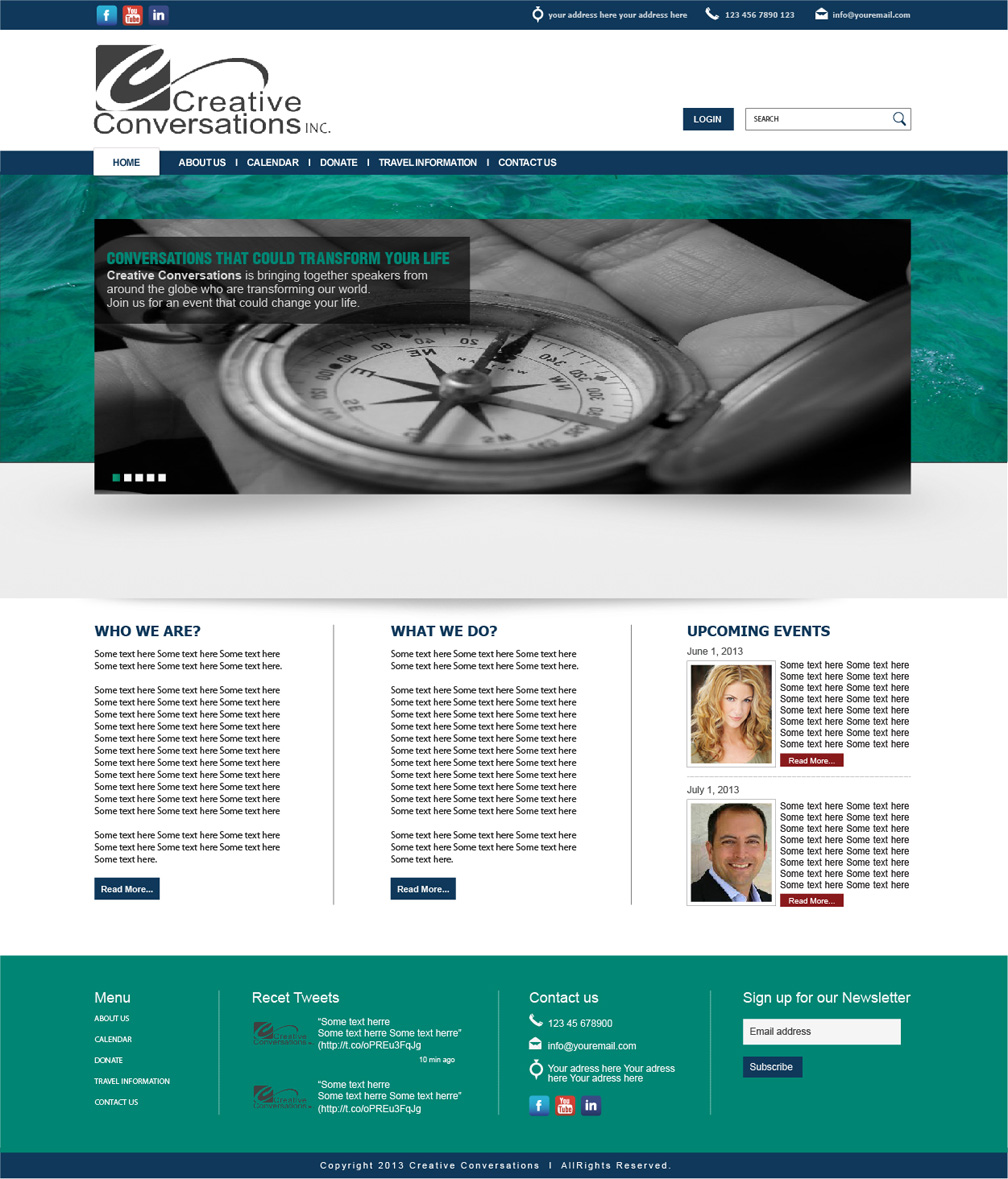 Diseño Web por tahir para este proyecto | Diseño #1881275