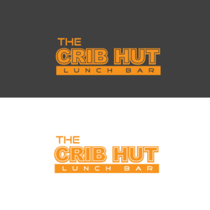 The Crib Hut Lunch Bar  | Logo Design by stiles1414
