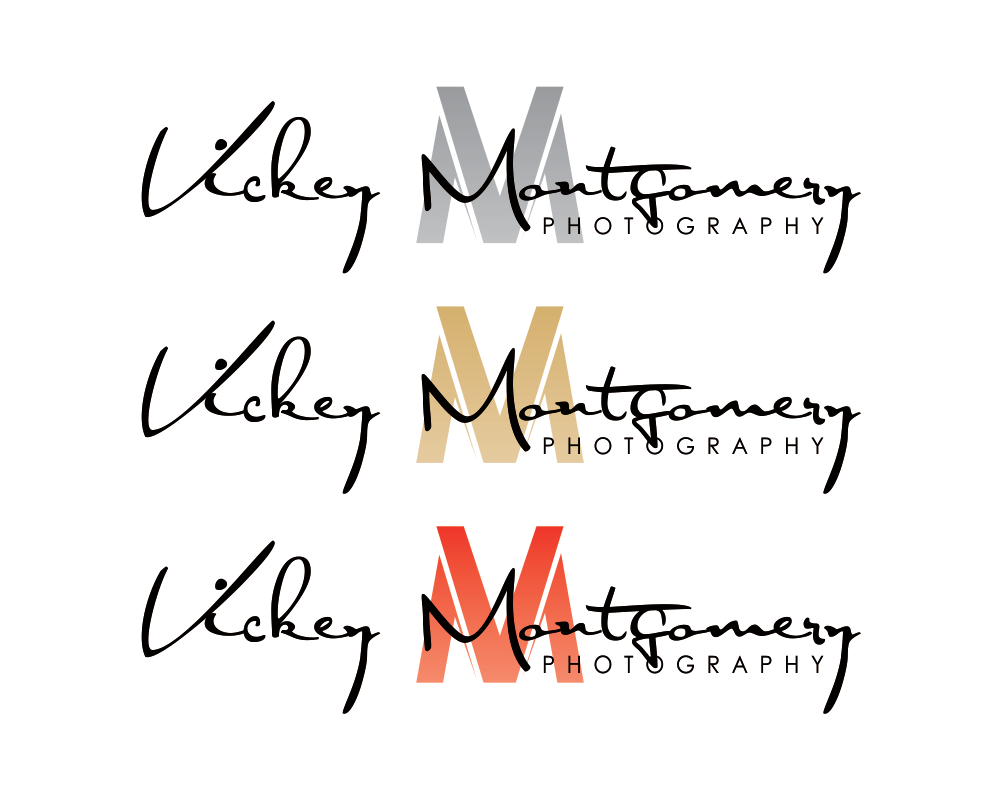 Logo Design by WuzzDapetTerus for Vickey Montgomery Photography | Design #1902766