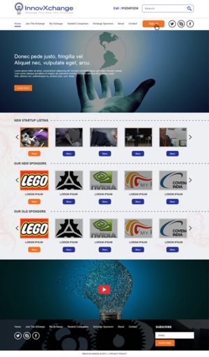 Web Design by TheCodeWire for Innovxchange | Design: #7571359