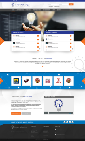 Innovxchange Web Demo Clickthru | Web Design by JustACreative1
