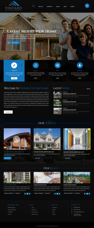 Design Wordpress par Creations Box 2015 pour ce projet | Design : #7513821