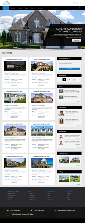 Design Wordpress par Creations Box 2015 pour ce projet | Design : #7513830
