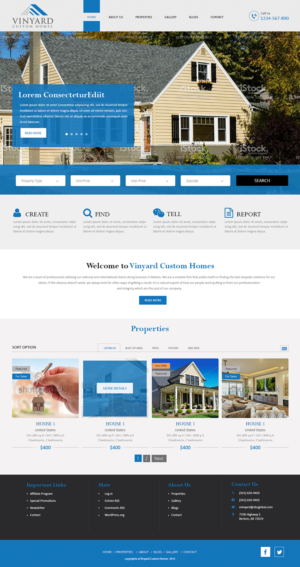 Design Wordpress par Creations Box 2015 pour ce projet | Design : #7513832