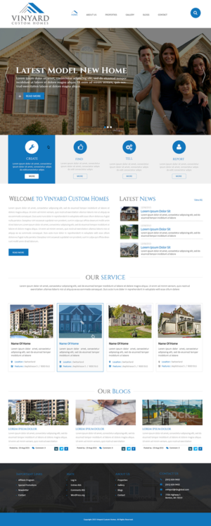 Design Wordpress par Creations Box 2015 pour ce projet | Design : #7522805