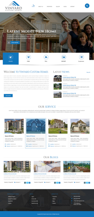 Design Wordpress par Creations Box 2015 pour ce projet | Design : #7522806