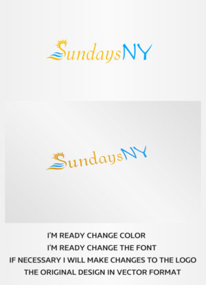 Logo Design by artsterdam for Sundays NY Pty Ltd | Design: #7502510