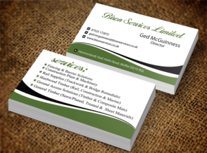 Visitenkarten-Design von Lanka Ama für Bison Services Limited | Design: #7510102