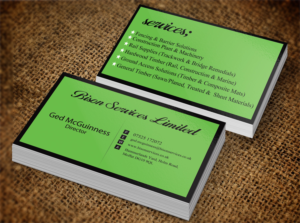 Visitenkarten-Design von Lanka Ama für Bison Services Limited | Design: #7510103