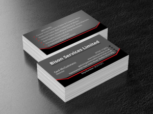 Visitenkarten-Design von Lanka Ama für Bison Services Limited | Design: #7510112