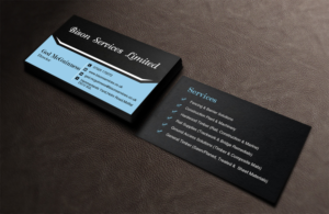 Visitenkarten-Design von Lanka Ama für Bison Services Limited | Design: #7510143