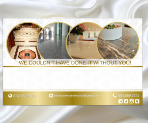Laughing Thank You Card 20 year celebration | Flyer Design by elveneclipse