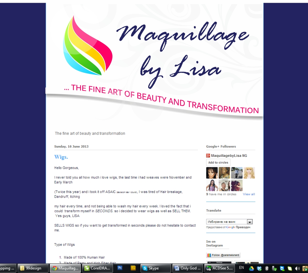 Logo-Design von malena_mmm für Maquillage by Lisa | Design #1955015