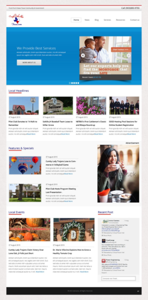 Web Design par pb pour ce projet | Design : #7513721