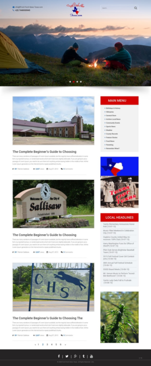 Web Design par pb pour ce projet | Design : #7527489
