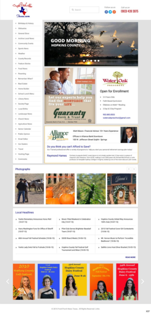 Web Design by pb for this project | Design: #7527490