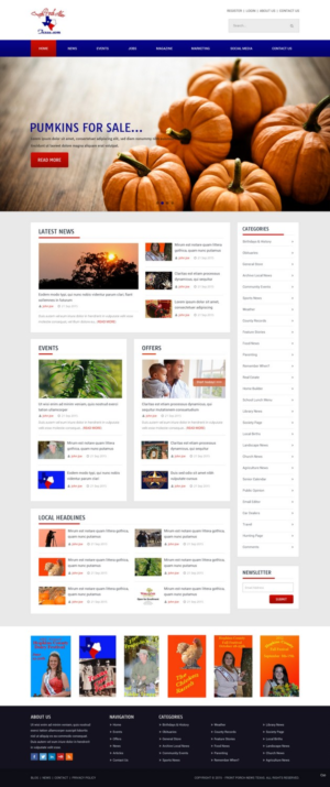 Web Design by pb for this project | Design: #7532237