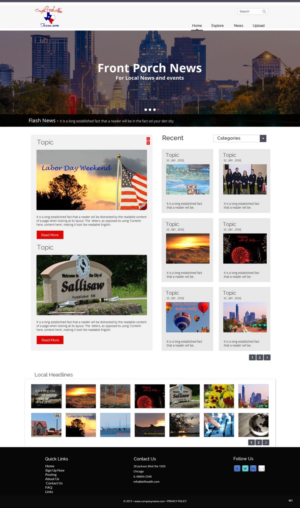 Web Design by pb for this project | Design: #7532238