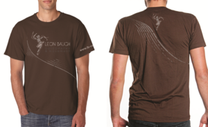 Custom made osteopathy T-shirt design based on existing logo