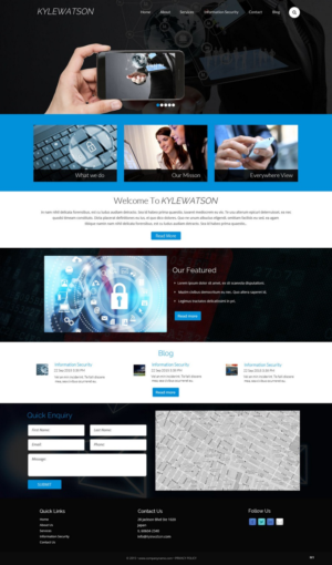 Web Design by pb for this project | Design: #7544097