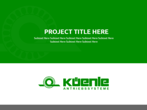 PowerPoint-Design von Best Design Hub für Küenle Antriebssysteme GmbH & Co. KG | Design: #7590120