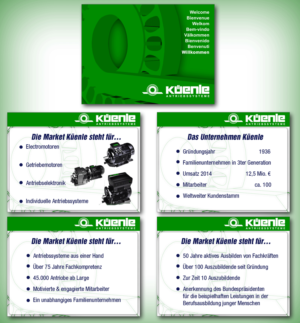 Design de PowerPoint par ernestsegovia pour Küenle Antriebssysteme GmbH & Co. KG | Design #7686255