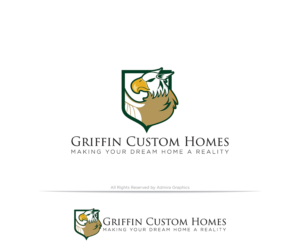 Logo Design by Admira Graphics for Griffin Custom Homes | Design #7517855