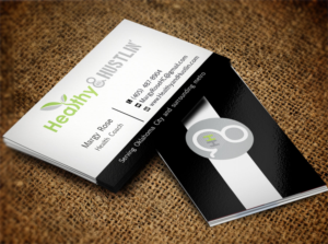 Design de Carte de Visite par Lanka Ama pour Healthy & Hustlin' | Design : #7529509
