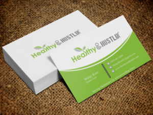 Design de Carte de Visite par Lanka Ama pour Healthy & Hustlin' | Design : #7529512