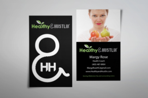Design de Carte de Visite par Lanka Ama pour Healthy & Hustlin' | Design : #7529529