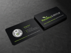 Design de Carte de Visite par Creations Box 2015 pour Healthy & Hustlin' | Design : #7535118