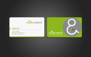 Design de Carte de Visite par chandrayaan.creative pour Healthy & Hustlin' | Design : #7533970