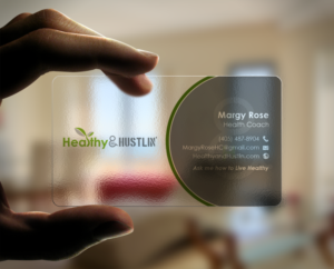 Design de Carte de Visite par chandrayaan.creative pour Healthy & Hustlin' | Design : #7533975