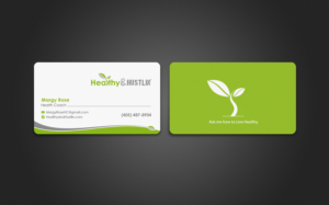 Design de Carte de Visite par chandrayaan.creative pour Healthy & Hustlin' | Design : #7533976