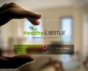 Design de Carte de Visite par chandrayaan.creative pour Healthy & Hustlin' | Design #7533977