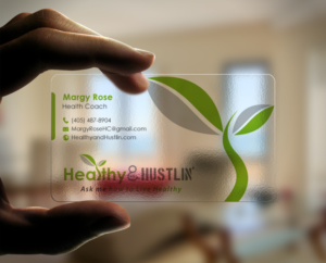 Design de Carte de Visite par chandrayaan.creative pour Healthy & Hustlin' | Design : #7533980
