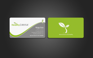 Design de Carte de Visite par chandrayaan.creative pour Healthy & Hustlin' | Design : #7533981