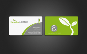 Design de Carte de Visite par chandrayaan.creative pour Healthy & Hustlin' | Design : #7533982
