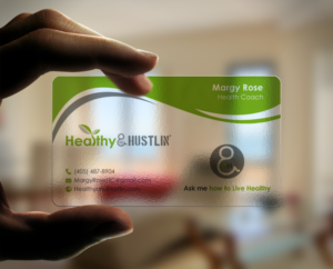 Design de Carte de Visite par chandrayaan.creative pour Healthy & Hustlin' | Design : #7533984