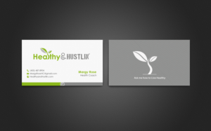Design de Carte de Visite par chandrayaan.creative pour Healthy & Hustlin' | Design : #7533985