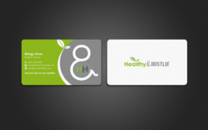 Design de Carte de Visite par chandrayaan.creative pour Healthy & Hustlin' | Design : #7533987