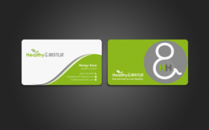 Design de Carte de Visite par chandrayaan.creative pour Healthy & Hustlin' | Design : #7533988