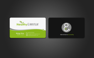 Design de Carte de Visite par chandrayaan.creative pour Healthy & Hustlin' | Design : #7561507