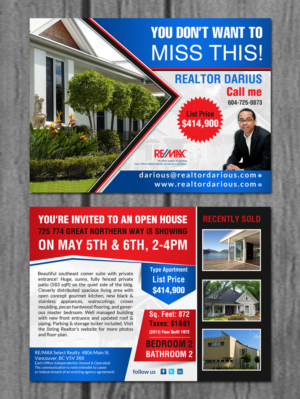 Flyer Design by creative.bugs for RE/MAX Select Realty | Design: #7521430