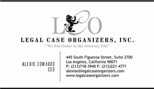 Design de Carte de Visite par Dimensions pour Legal Case Organizers | Design : #1893922