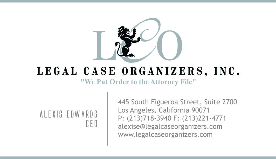 Visitenkarten-Design von Dimensions für Legal Case Organizers | Design #1907492
